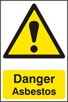 Danger Asbestos - PVC (200 x 300mm)