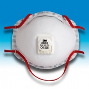 3M 8833 Face Mask P3 Valved (10 per box) 3M 8833 Face Mask P3 Valved (10 per box)