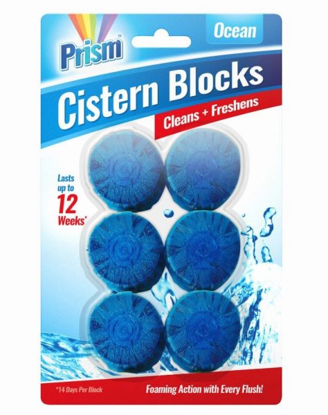 Toilet Blue Blocks 6 Pack