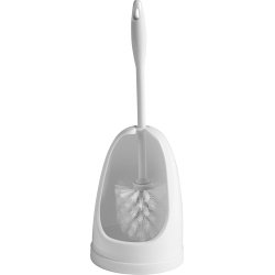 Supa Home Enclosed Toilet Brush & Holder White