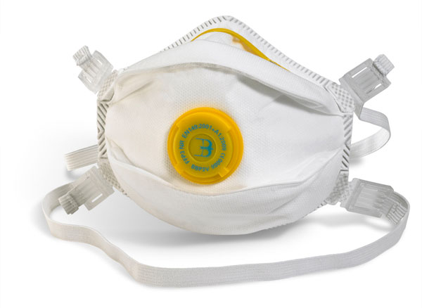 FFP3 Valved Moulded Respirator Mask 10 per box STP3V2