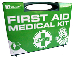 50 PERSON FIRST AID KIT C/W BRACKET 50 PERSON FIRST AID KIT C/W BRACKET