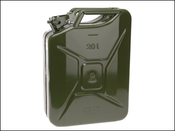 Green Jerry Can Metal Construction 20 Litre Green Jerry Can Metal Construction 20 Litre