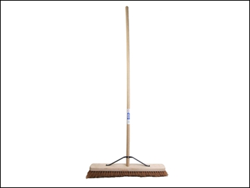 12" Coco Broom C/W Handle