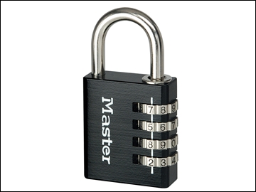 MLK7640BLK Black Finish 40mm 4-Digit Combination Padlock MLK7640BLK Black Finish 40mm 4-Digit Combination Padlock