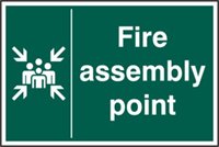Fire assembly point - RPVC (400 x 600mm) SIGN