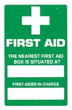 First Aider / Box Sign