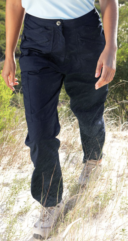 Ladies Action Trousers Navy size 10